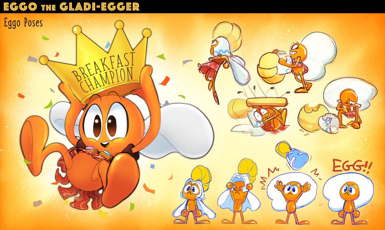 BB Egg Warrior Poses